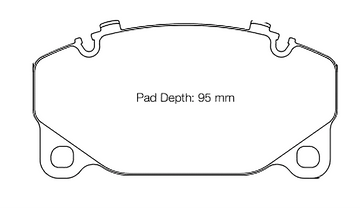 Pagid Racing Brake Pads No. 8286 (Front)