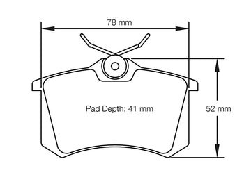 Pagid Racing Brake Pads No. 1158