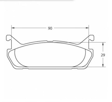 Performance Friction PFC Brake Pads 0458.08.13.44 (Rear)
