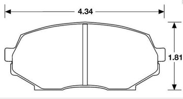 Performance Friction PFC Brake Pads 0525.08.14.44 (Front)