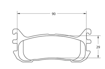 Performance Friction PFC Brake Pads 0636.XX.13.44 (Rear)