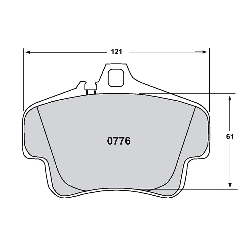 Performance Friction PFC Brake Pads 0776.XX.17.44 (Front or Rear)