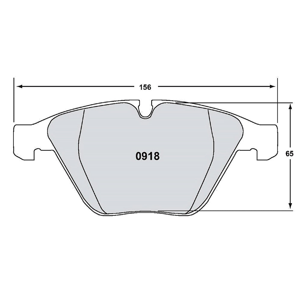 Performance Friction PFC Brake Pads 0918.XX.19.44 (Front)