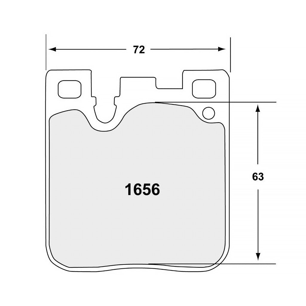 Performance Friction PFC Brake Pads 1656.XX.16.44 (Rear)