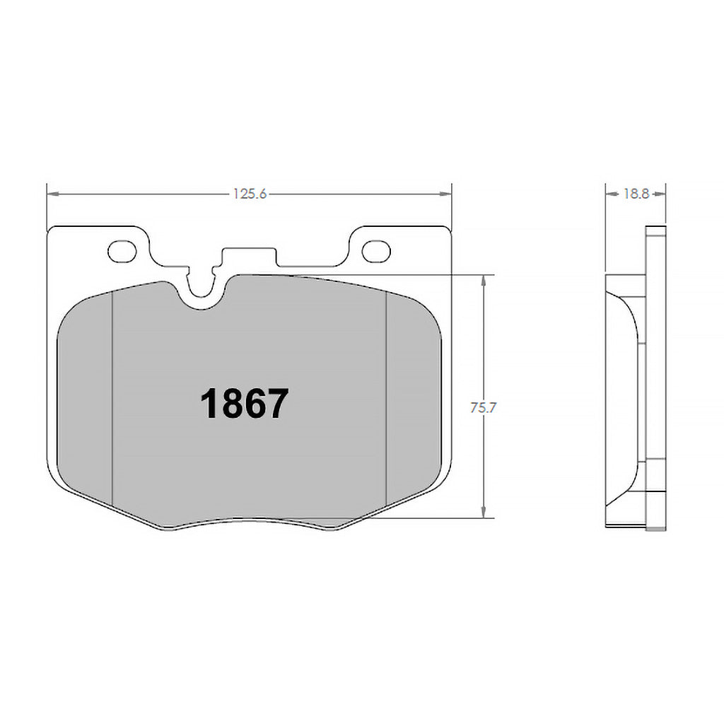 Performance Friction PFC Brake Pads 1867.11.19.44 (Front)