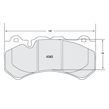 PFC Brake Pads 4362.08.19.44 (Front)