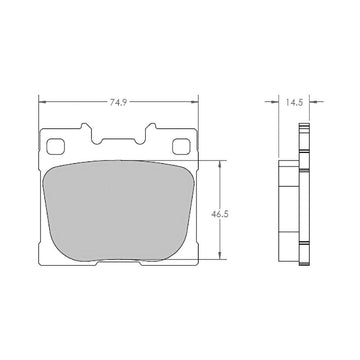 Performance Friction PFC Brake Pads 5001.332.15.44 (Rear)