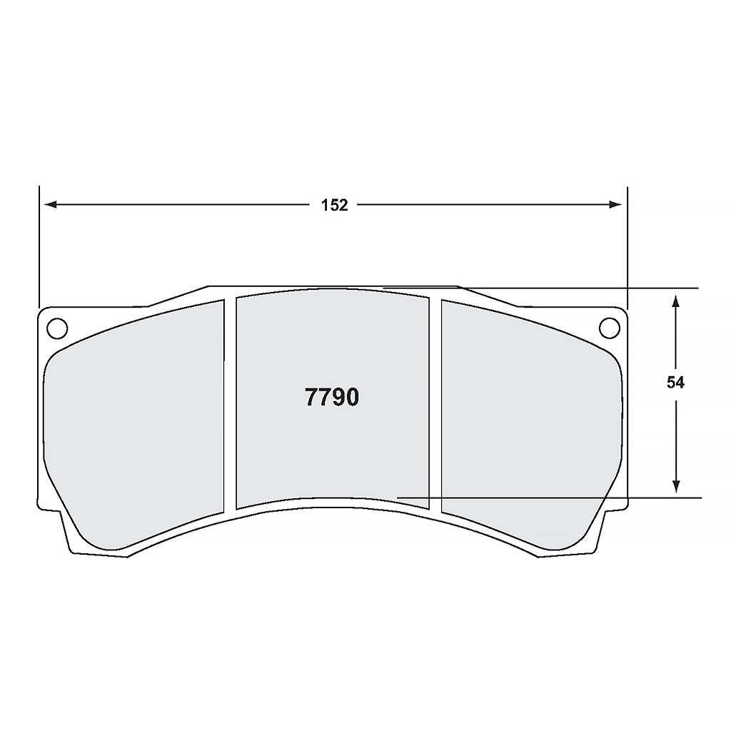 Performance Friction PFC Brake Pads 7790.XX.YY.44 (Front)