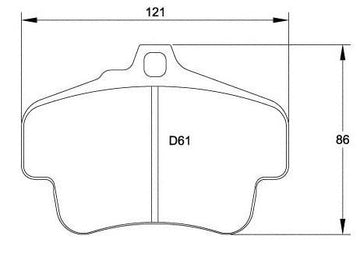 Race Technologies RE10 Brake Pad 2282.17.RE10