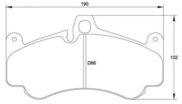 Race Technologies RE10 Brake Pad 2363.18.RE10