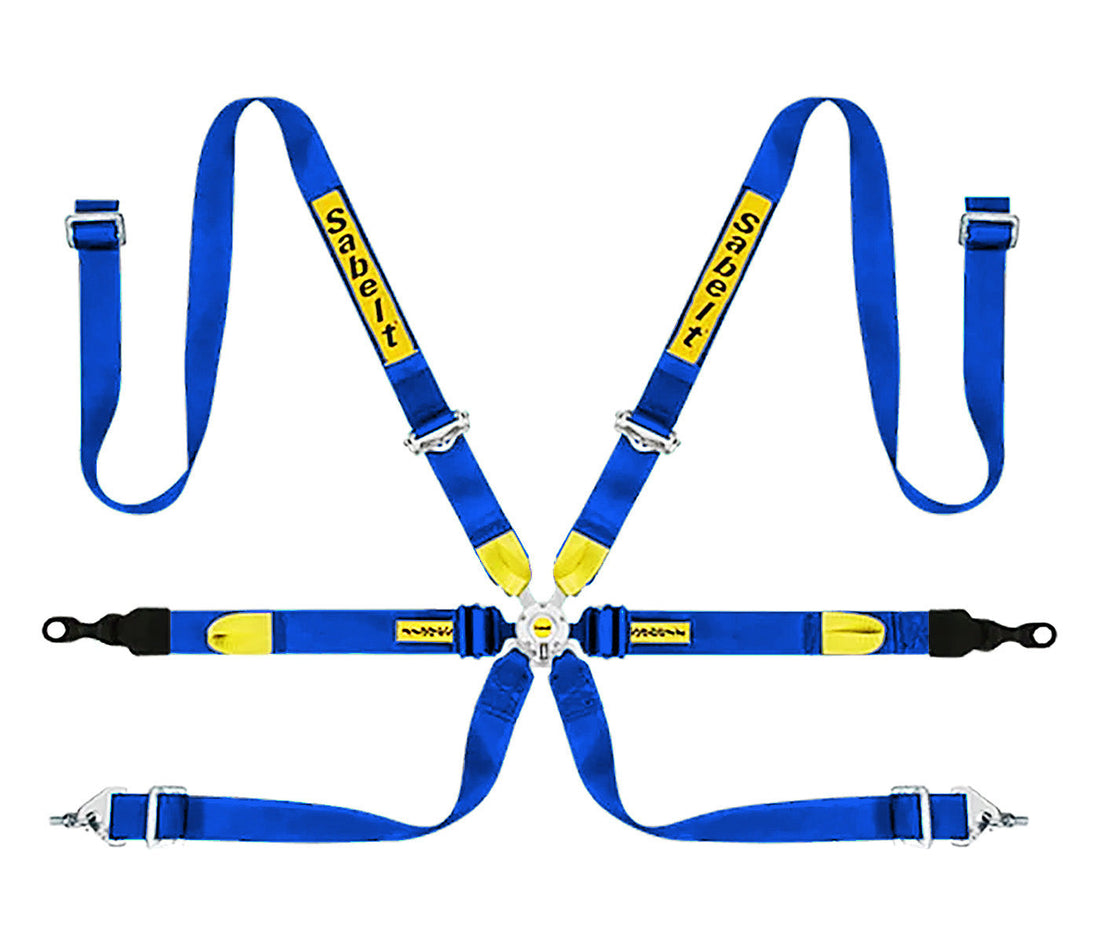 Sabelt Silver Series Enduro 6 Point Racing Harness | Porsche GT2/GT3/GT4