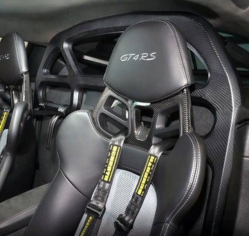 SilverRocket Dry Carbon Fiber Roll Bar for Porsche Cayman 718/981 | FIA Certified