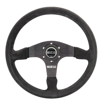 Sparco Competition R375 Steering Wheel | 350mm Suede Racing Wheel w/ 36mm Dish