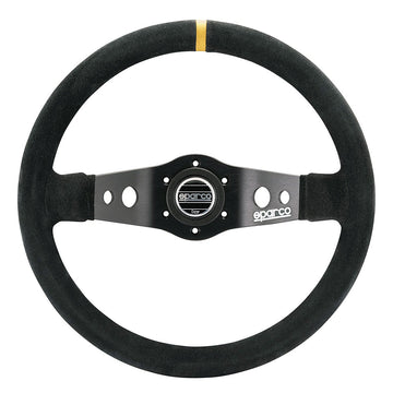 Sparco R 215 Dished Steering Wheel | 350mm Deep Dish Suede/Leather