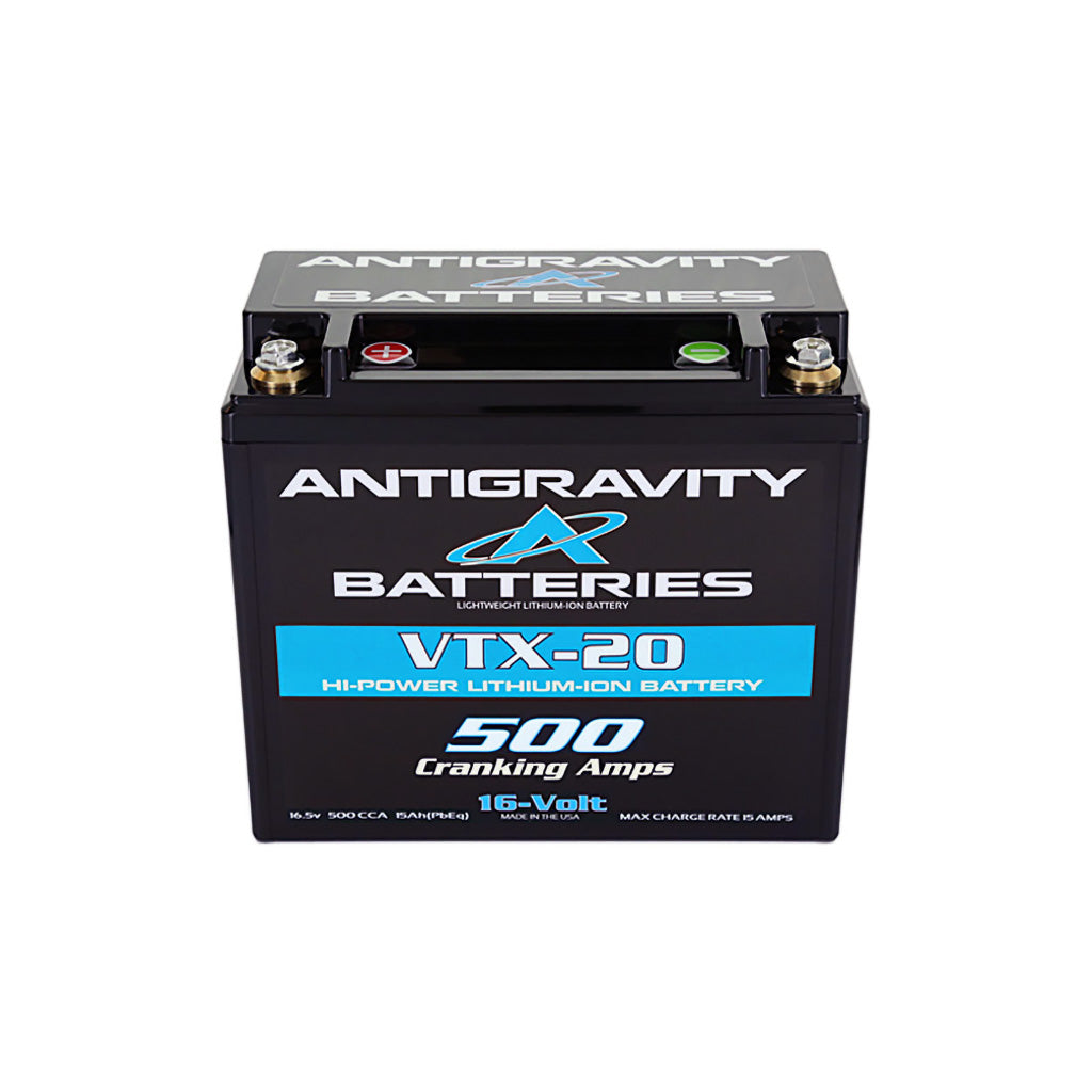 Antigravity VTX-20 Lithium 16V Battery | 500 Cranking Amps in YTX12 Case