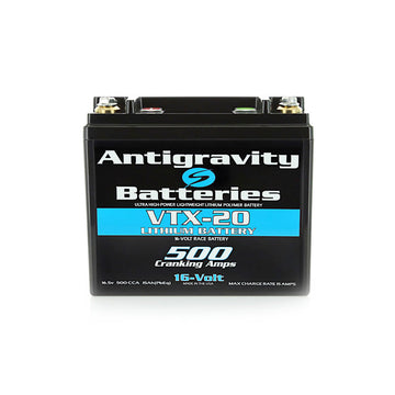 Antigravity VTX-20 Lithium 16V Battery | 500 Cranking Amps in YTX12 Case